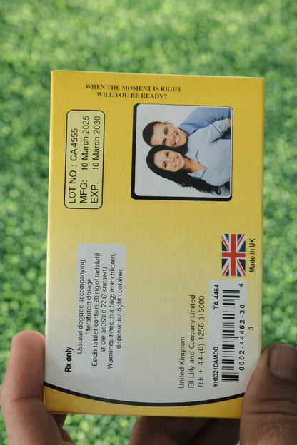 Cialis Gold 20mg Tadalafil Tablets – Original Imported Pack (6 Tablets)