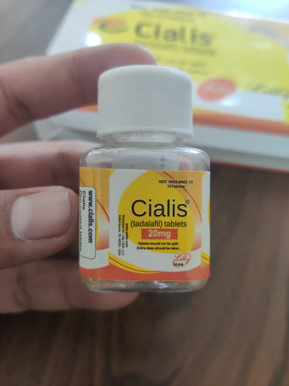 Cialis 20mg Tadalafil Tablets – Original Imported Pack (10x10 Tablets)