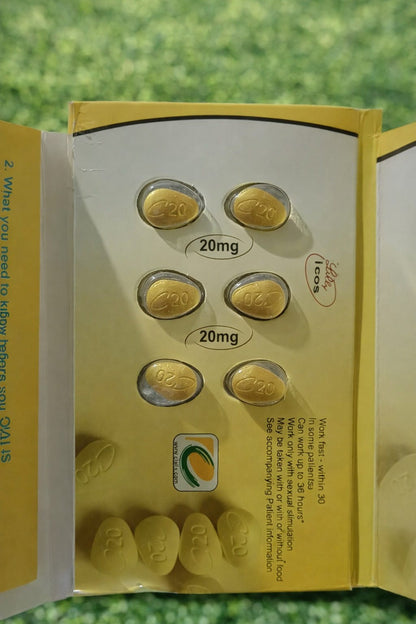 Cialis Gold 20mg Tadalafil Tablets – Original Imported Pack (6 Tablets)